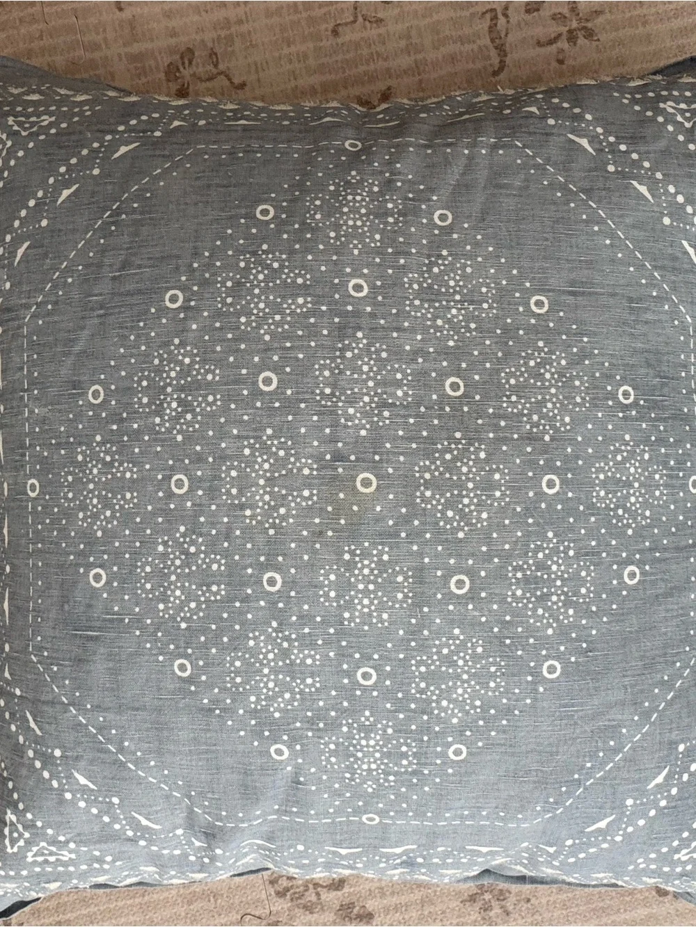 Serena & Lily Light Blue Linen Pillowcase
